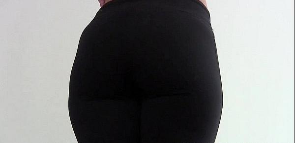  These hot new yoga pants are almost too tight JOI